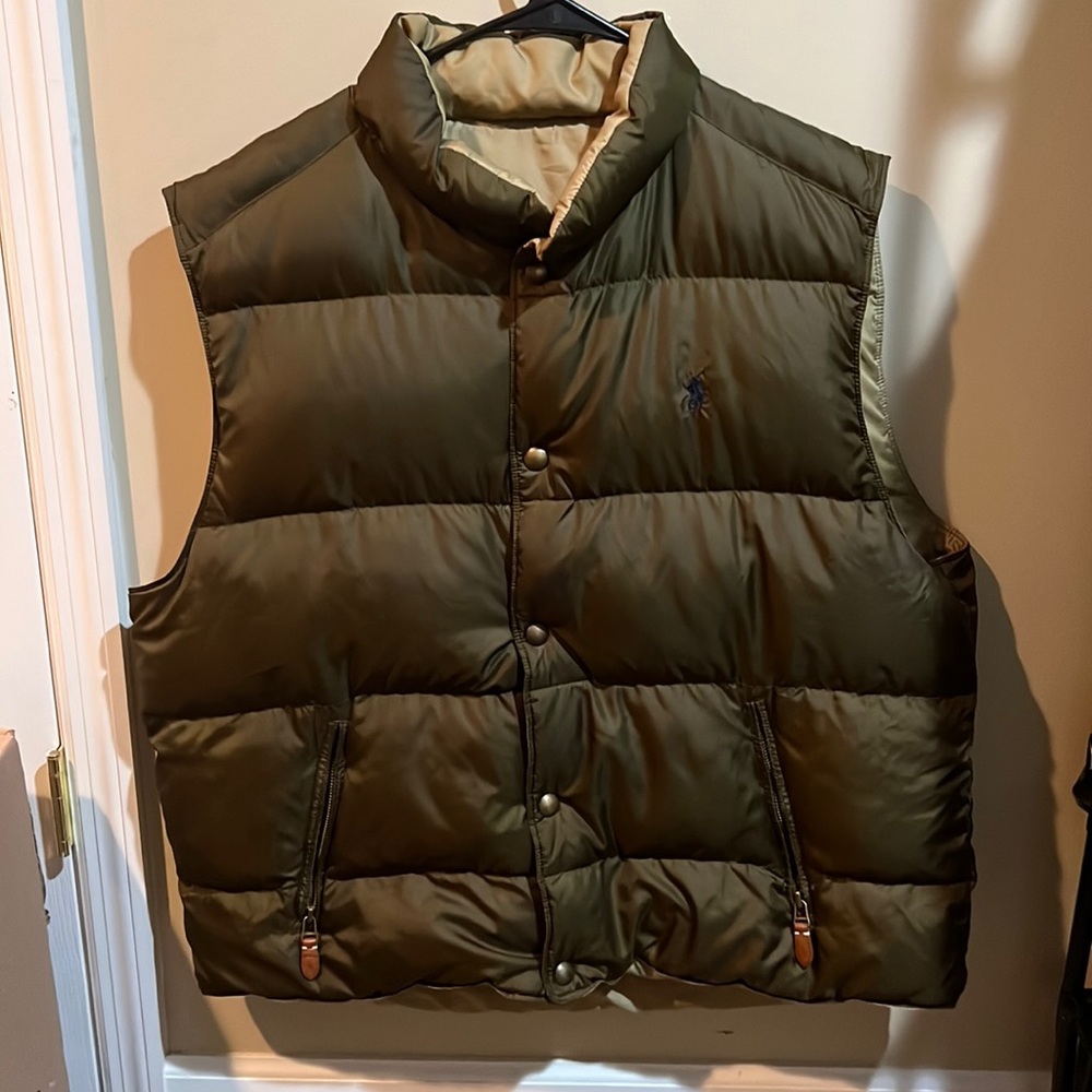 reversible polo jacket